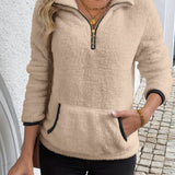 Juliette | Sweat à capuche zippé mi-alto