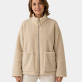 ALÉANNE | VESTE DE LÃ SINTÉTICA QUENTE