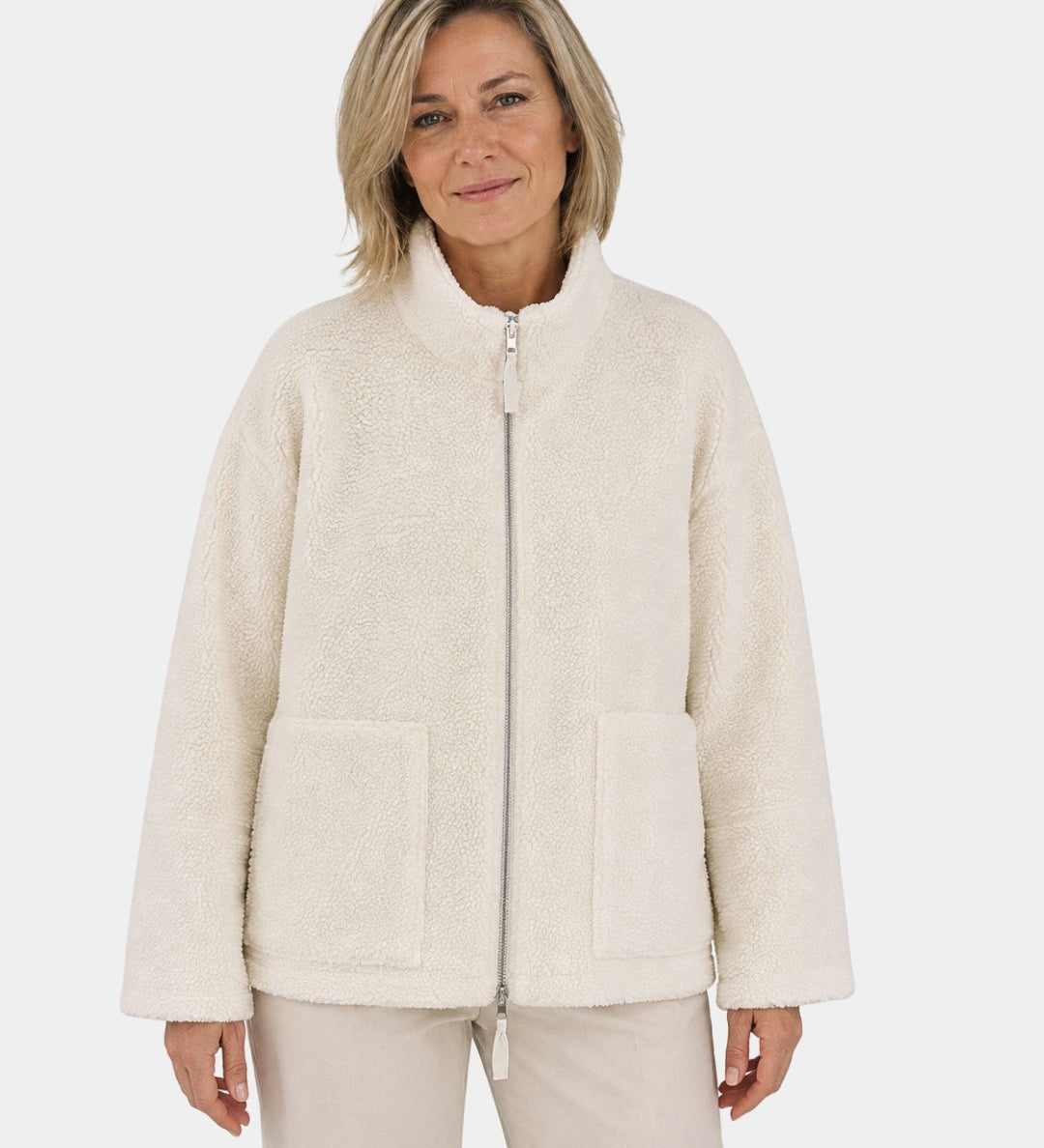 ALÉANNE | VESTE DE LÃ SINTÉTICA QUENTE