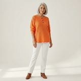 Hélène - Blusa Gofrada Botonada