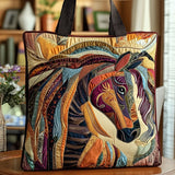 Bolsas Feitas à Mão - Cavalo em Mosaico Multicolorido