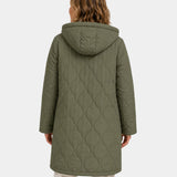 LORINE | VESTE MANCHES LONGAS COM CAPUZ