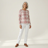Emilie - Pulôver aos quadrados rosados