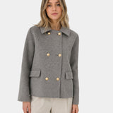 MÉLISYA | MANTEAU ELEGANTE COM GOLA