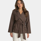 LYSIANNE | TRENCH CROISÉ CASTANHO