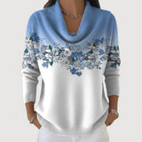 Alba | Pullover Floral com Gola Alta