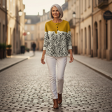 Odile - Blusa de Pois Gaufrée