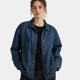 SOLIANNE | VESTE EM JEAN LONGA OVERSIZE