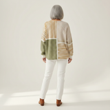 Colette - Blusa Patchwork Gaufrée