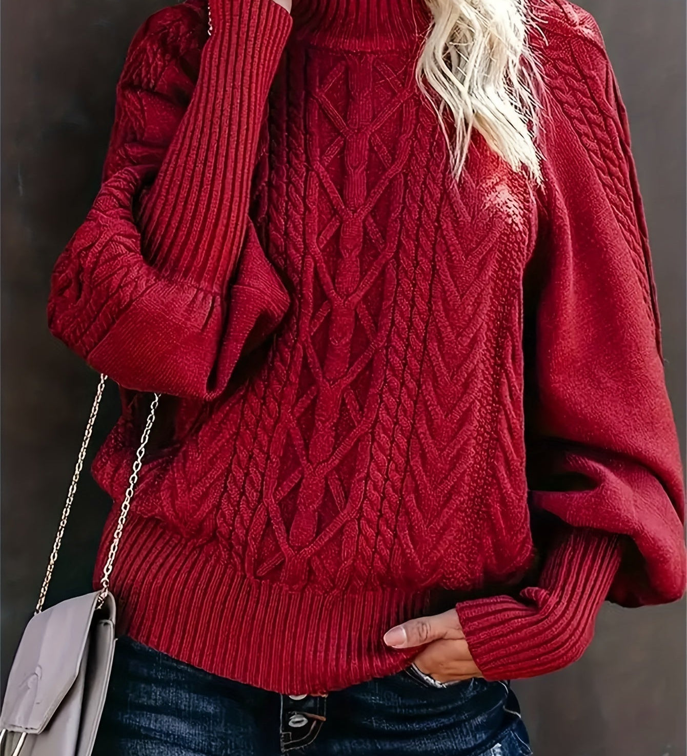 Lory | Pullover Longo Descontraído de Mangas Longas