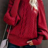 Lory | Pullover Longo Descontraído de Mangas Longas