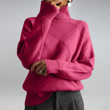 Lauren | Pullover de Cachemira Luxuosa com Gola Alta