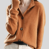 Claire | Cardigan em Cachemira Estilo Retro