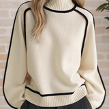 Donna | Pulôver Elegante com Gola Alta