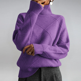 Lauren | Pullover de Cachemira Luxuosa com Gola Alta