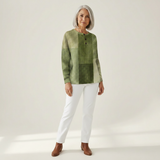 Nadine - Blusa Quadriculada Texturizada