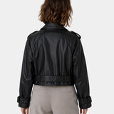 AIGLINE | COURT DE TRENCH SIMILI COURO