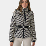ÉLODIANE | VESTE MATELASSADA BEGE COM CINTA