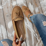 Nadine - Mocassins clássicos com detalhe de franjas
