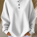Milagros | Sweat-shirt Henley Gaufré