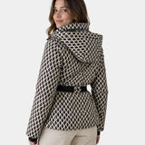 ÉLODIANE | VESTE MATELASSADA BEGE COM CINTA