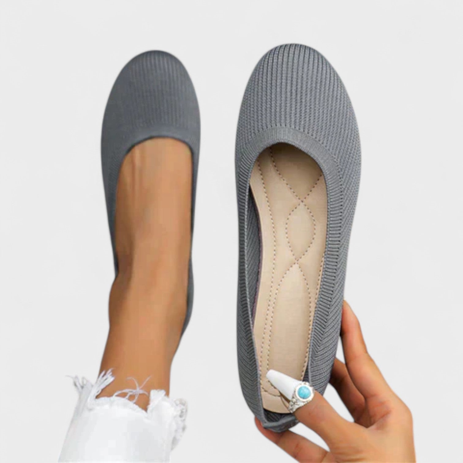 Benedita - Sapatilhas ortopédicas slip-on