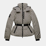 ÉLODIANE | VESTE MATELASSADA BEGE COM CINTA
