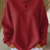 Milagros | Sweat-shirt Henley Gaufré