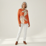 Josiane - Blusa Folhas Outonais