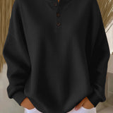 Milagros | Sweat-shirt Henley Gaufré