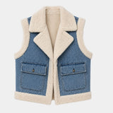 SYLIANNE | COLETE DE JEANS VINTAGE FORRADO