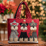 Bolsas Feitas à Mão - Trio de Schnauzer