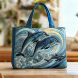 Bolsas Feitas à Mão - Golfinho do Oceano