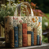 Bolsas Feitas à Mão - Livros e Flores