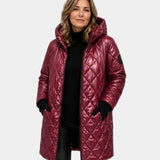NAÉLYS | MANTEAU MATELASSÉ DE INVERNO COM CAPUZ