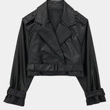 AIGLINE | COURT DE TRENCH SIMILI COURO