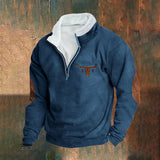 Emmett | Sweatshirt creme com meio fecho