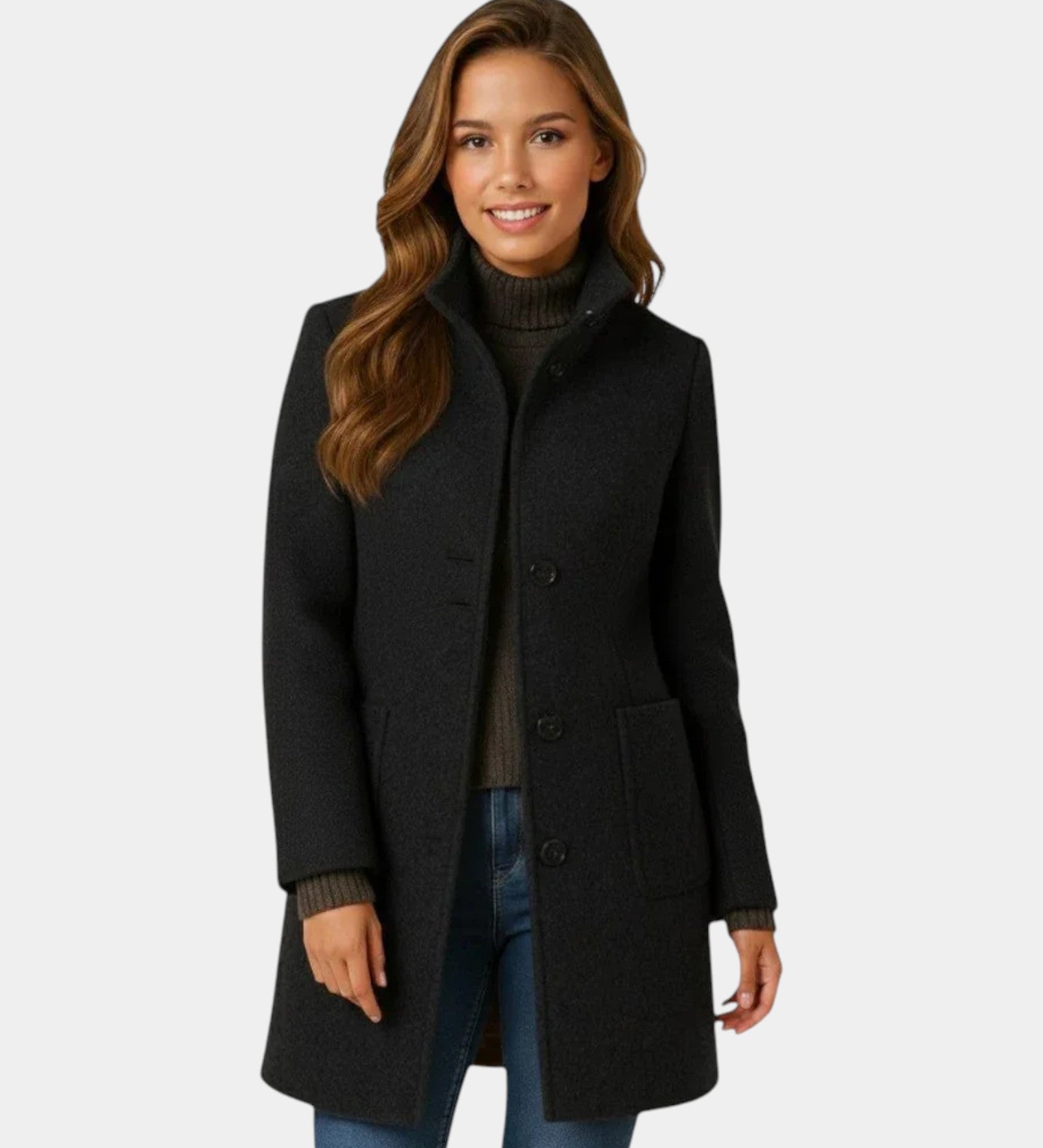 Anne - Casaco Elegante com Botões