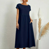 Gabriela - Vestido Elegante Midi Fluído Intemporal
