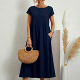 Gabriela | Vestido Midi de Elegância Intemporal