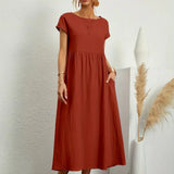 Gabriela - Vestido Elegante Midi Fluído Intemporal