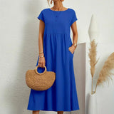 Gabriela - Vestido Elegante Midi Fluído Intemporal