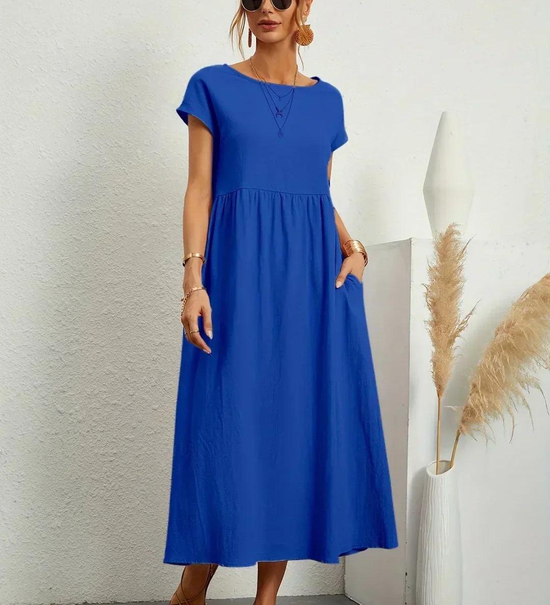 Gabriela | Vestido Midi de Elegância Intemporal