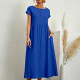 Gabriela - Vestido Elegante Midi Fluído Intemporal
