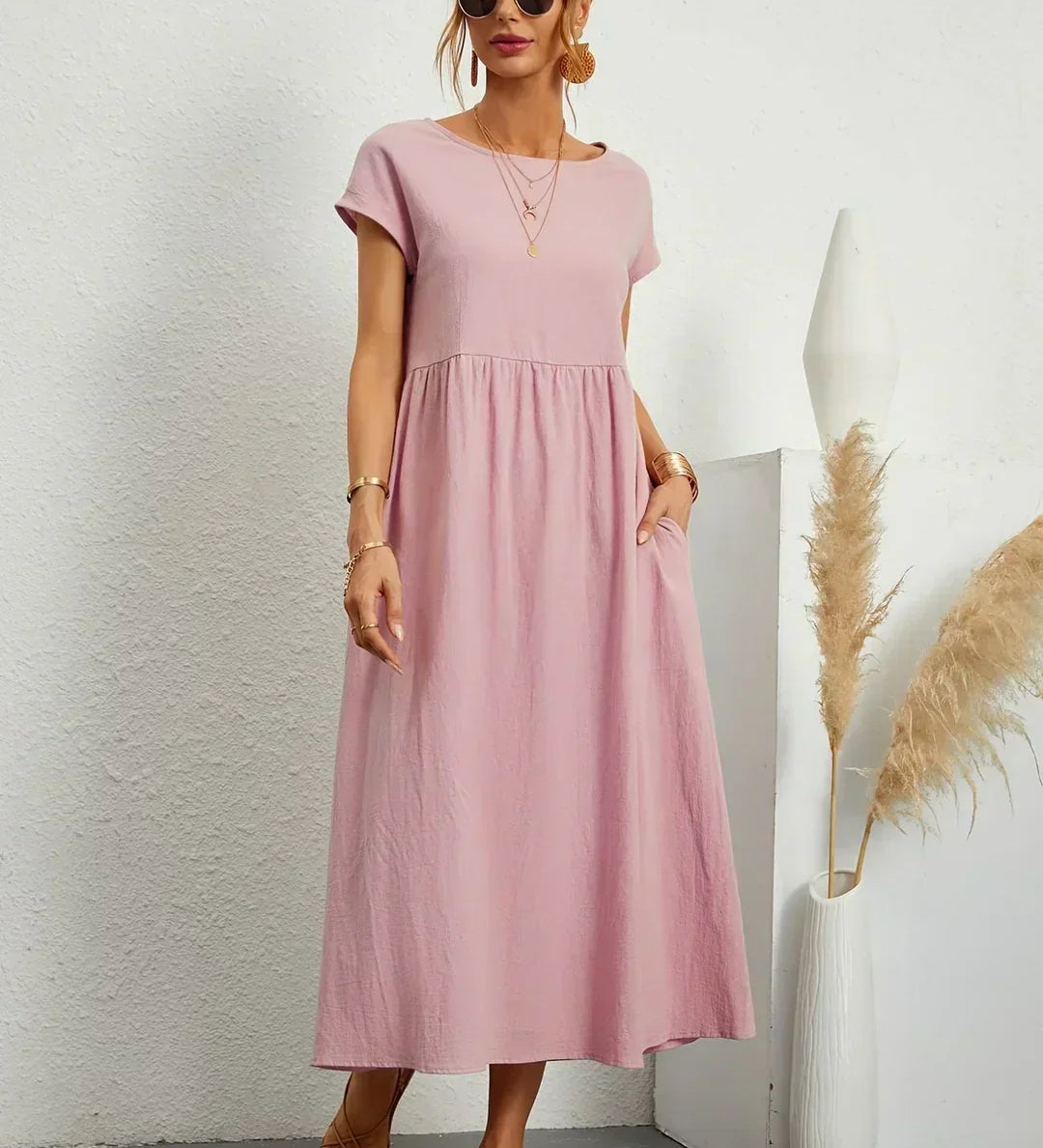 Gabriela | Vestido Midi de Elegância Intemporal
