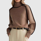 Donna | Pulôver Elegante com Gola Alta