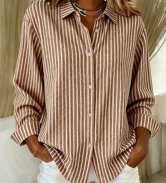 Jimena | Camisa às Riscas com Botões