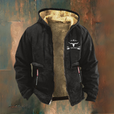 Henry | Casaco com capuz em sherpa preto