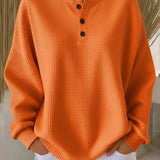 Milagros | Sweat-shirt Henley Gaufré
