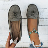 Nadine - Mocassins clássicos com detalhe de franjas